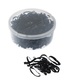 WAHLSTEN SILONCON MANE PLAITING BANDS 450 PCS/ BOX, BLACK